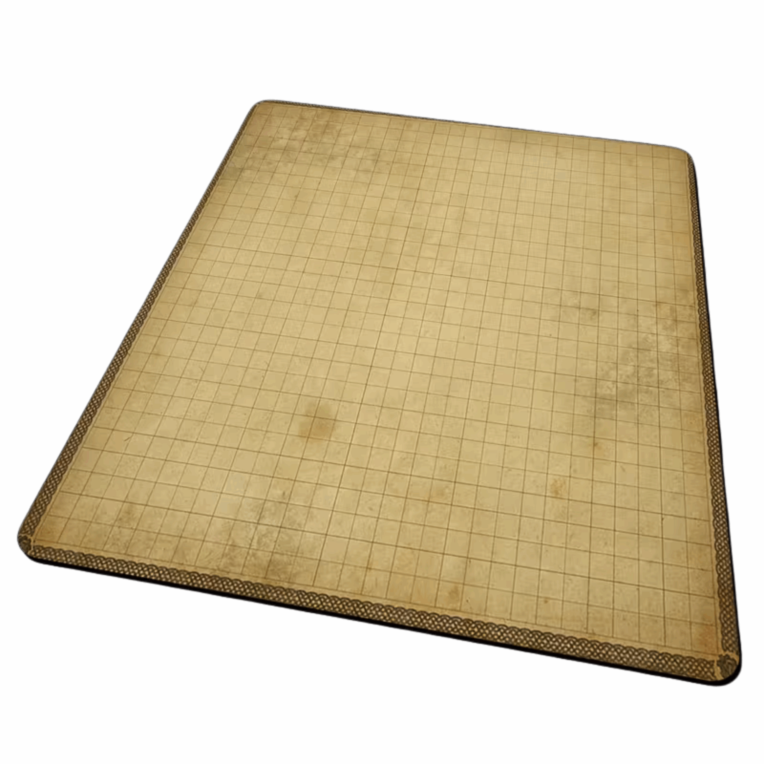 Tapis de jeu quadrillé